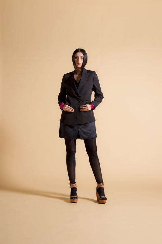 Side Strapped Blazer