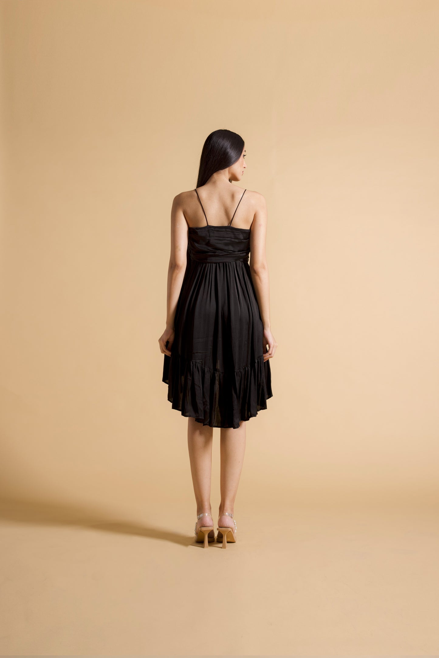 Ruched Strap Dress
