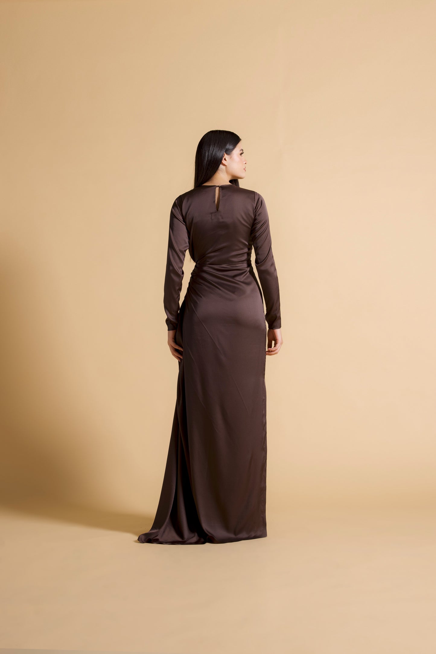 Draped Maxi Dress