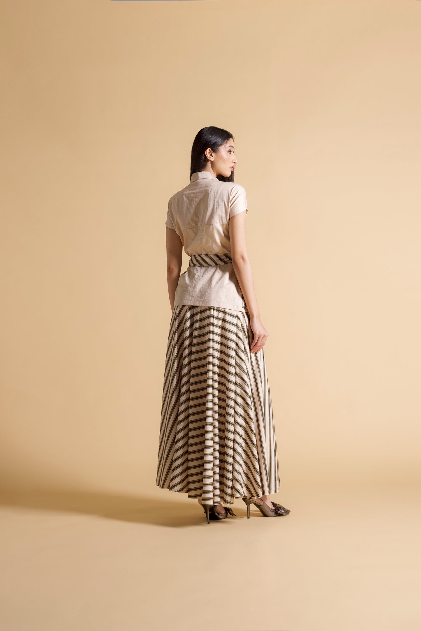 Flared Maxi skirt