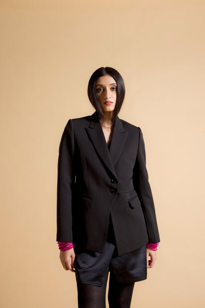Side Strapped Blazer