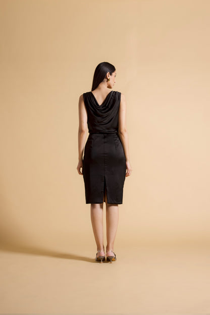 V - Neck Pencil Dress