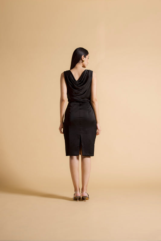 V - Neck Pencil Dress