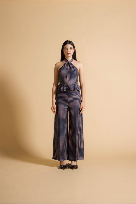 Printed  Straight Trouser