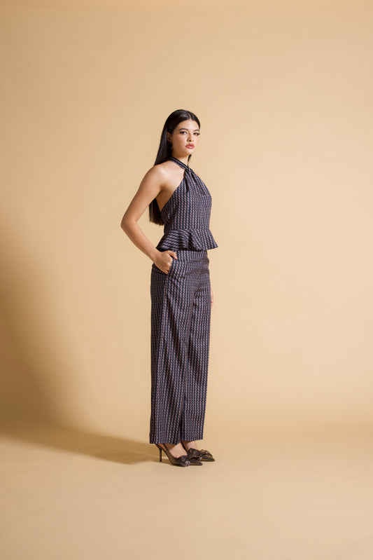 Printed  Straight Trouser