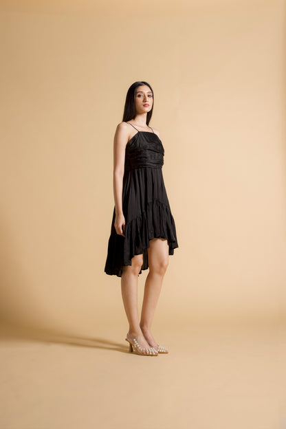 Ruched Strap Dress