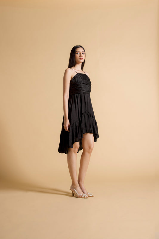 Ruched Strap Dress