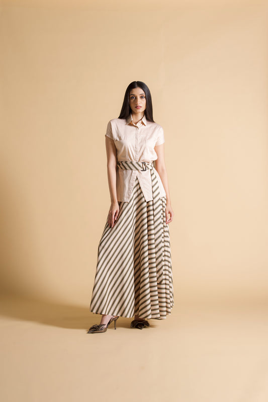 Flared Maxi skirt
