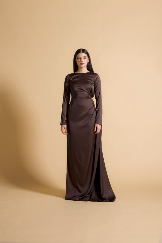 Draped Maxi Dress